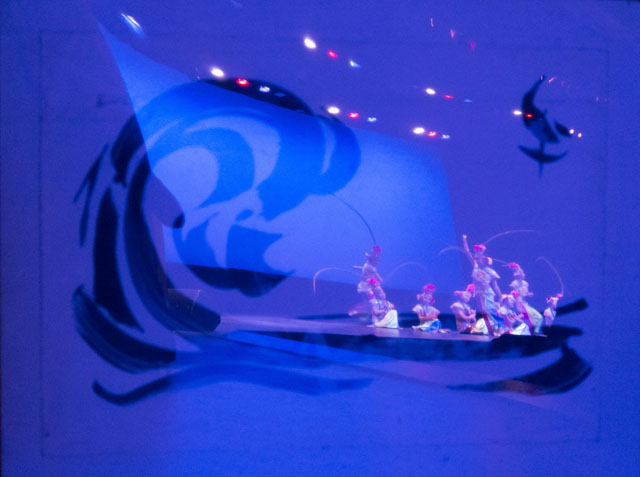 Cyanotype by John Pauplis with Lunar New Year performance celebration reflections