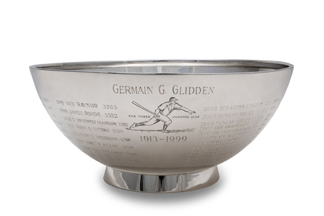 The Three Hundred Club's Germain G. Glidden Trophy Bowl