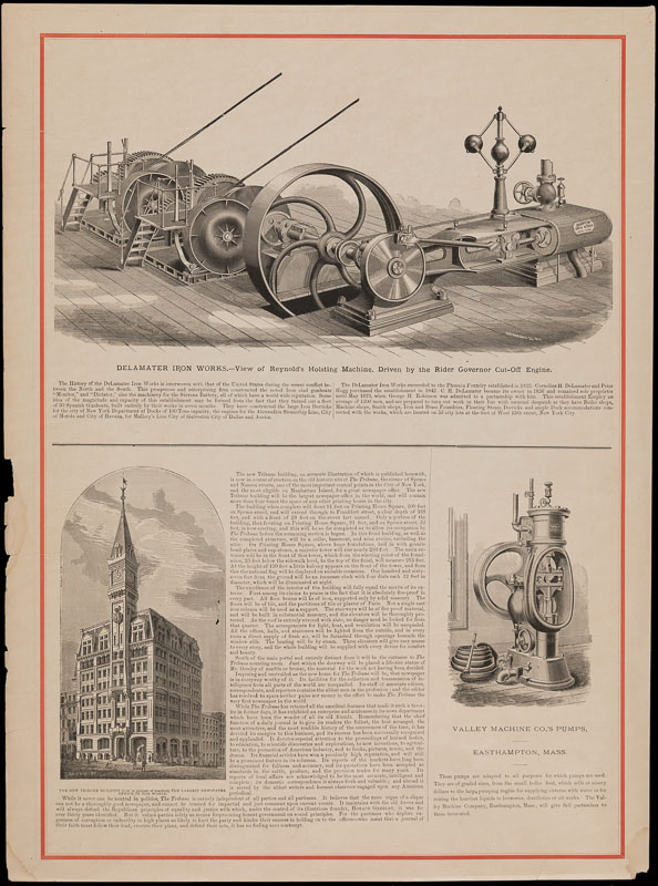 A-A Adv 1875 Iron Works_Pumps - Tribune Bldg
