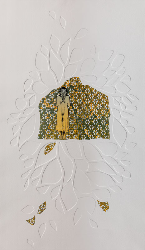 "Series Instante Limite" monoprint by Clara Bohrer