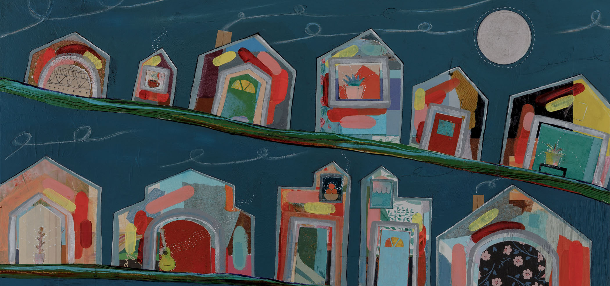 "The Houses" by Anna Ryan